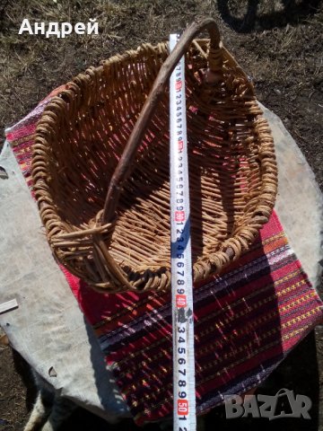 Старинна кошница #4, снимка 7 - Антикварни и старинни предмети - 24422739