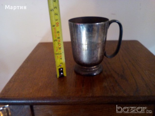 Стара  посребрена - Халба - 330мл. - 1 бр ! (121229), снимка 5 - Други стоки за дома - 14659354