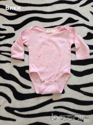 Бебешки бодита с дълъг ръкав 0-3 м, снимка 3 - Бодита за бебе - 20187809
