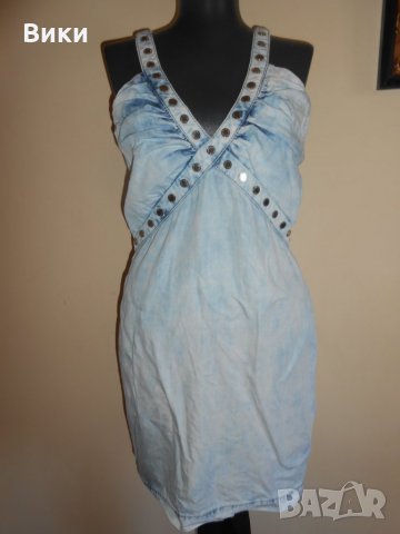 Дънкова рокля Аmnezia madness national jeans , снимка 1 - Рокли - 22781867