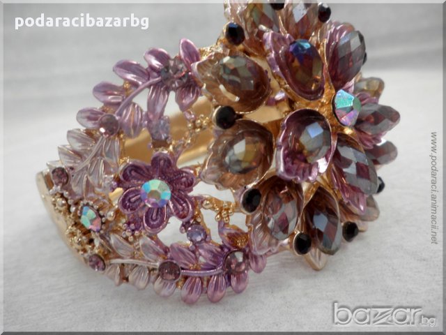 КРИСТАЛНА ВОДНА ЛИЛИЯ - ГРИВНА, снимка 3 - Гривни - 10278876