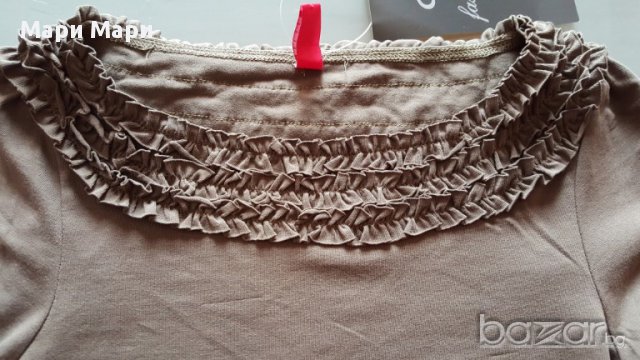 Дамска блуза с интересно деколте, снимка 3 - Блузи с дълъг ръкав и пуловери - 16285962