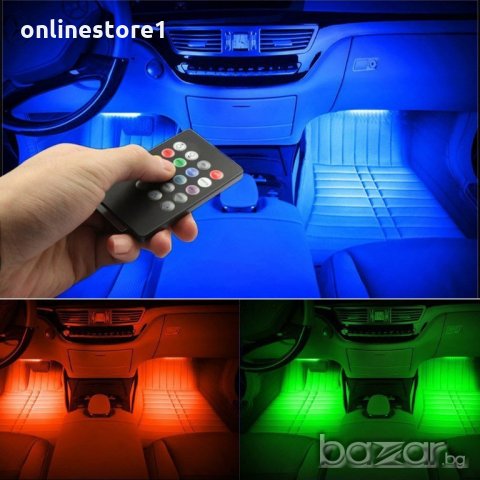 Неон за кола - всички цветове + дистанционно, снимка 3 - Аксесоари и консумативи - 20224369