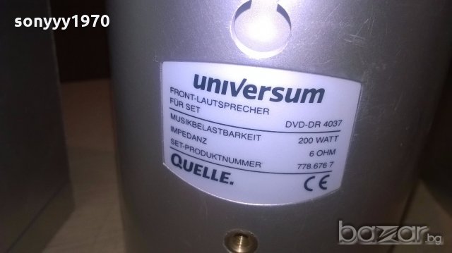 universum 3х200w/6ohm-3 броя-17х14х12см-внос швеицария, снимка 6 - Тонколони - 18665508