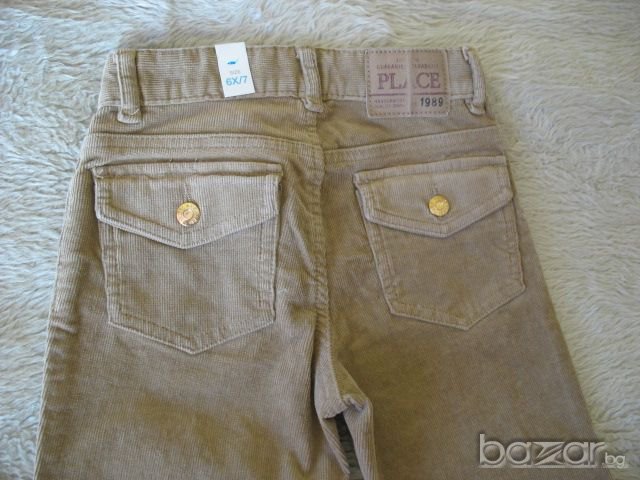 Нови Детски дънкови панталони PLACE-размер 6X/7 (оригинални с етикета), снимка 3 - Детски панталони и дънки - 6266726