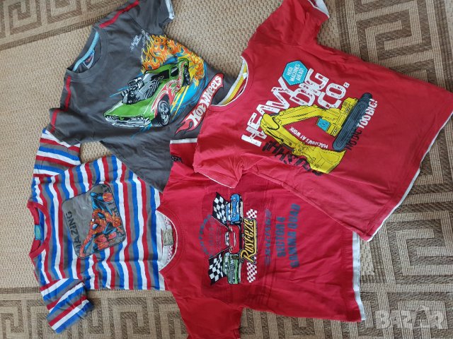 много дрехи 122 размер дънки гащеризон блузи, снимка 1