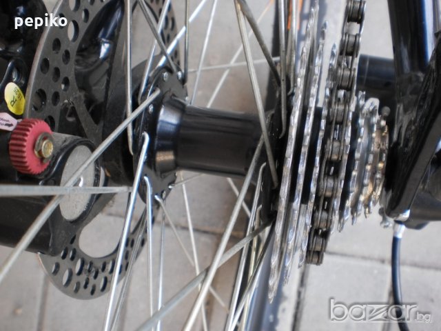 Продавам колела внос от Германия МТВ алуминиев велосипед FLEX 09 26 цола пълен монтаж SHIMANO ALIVIO, снимка 7 - Велосипеди - 20740638