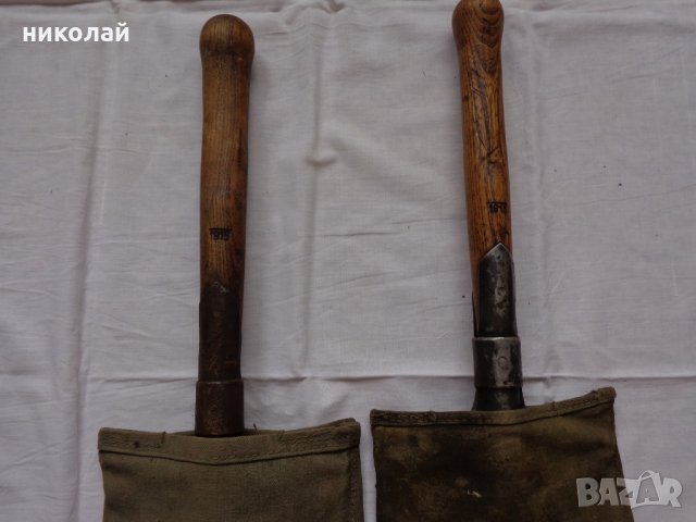 Ретро войнишка лопата модел 1915 год. BLECKMANN MURZZUSCHLAG 1915 Австрия два броя, снимка 7 - Други ценни предмети - 21561409