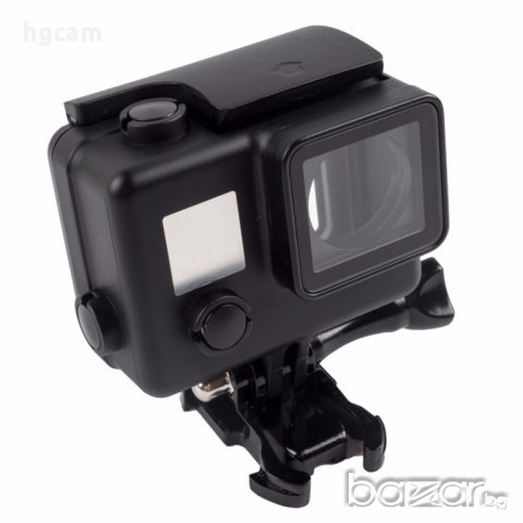 Водоустойчив корпус Black Series за GoPro Hero 3+/4, Черен, снимка 2 - Камери - 17825983