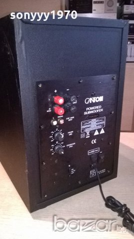 canton powered subwoofer 40х38х23см-внос швеицария, снимка 12 - Тонколони - 18409623