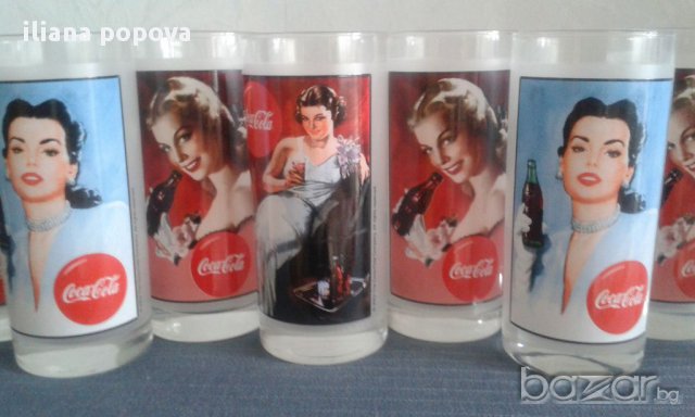 Чаши на кока-кола Ретро и Рок серий
