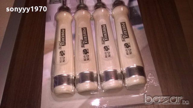 powerfix-хром ванадиеви длета 4бр-немски и висококачествени, снимка 5 - Други инструменти - 19907659