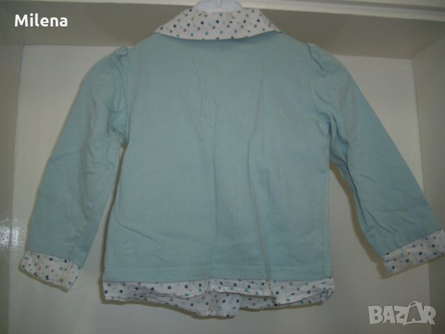 Английска ризка Next до 92 см., снимка 4 - Бебешки блузки - 22168212