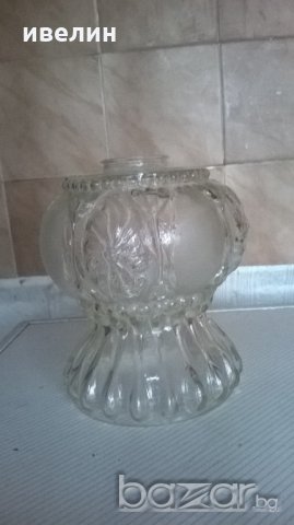 четири  стъкла арт деко за полилей,аплик, снимка 3 - Полилеи - 18406943