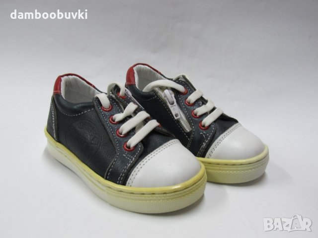 Бебешки спортни обувки PONKI естествена кожа синьо, снимка 2 - Детски обувки - 24447392