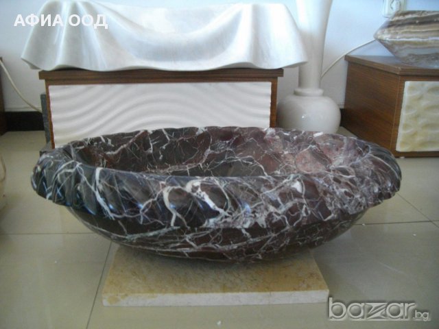 Мивка от вишнев мрамор, снимка 5 - Мивки - 17977648