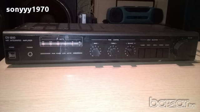 dual cv1210 amplifier-made in france-внос швеицария, снимка 6 - Ресийвъри, усилватели, смесителни пултове - 14211104