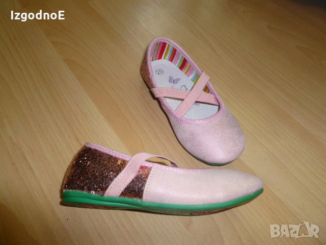 25н страхотни бляскави балерини - с брокат, снимка 5 - Детски обувки - 25360850