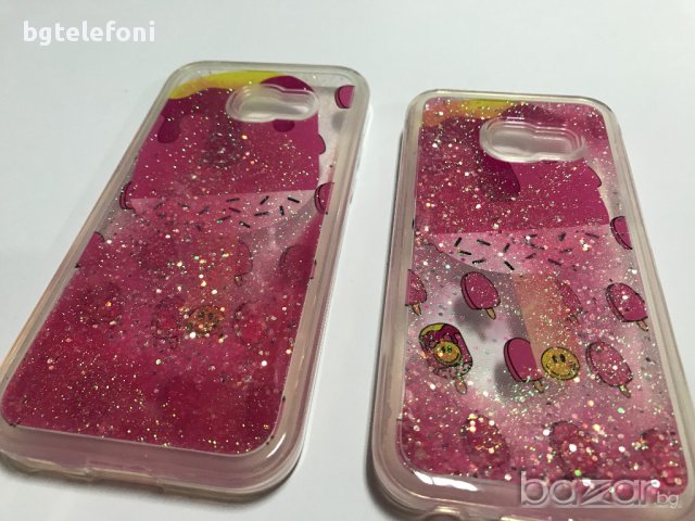 Цветен силикон ICE CREAM с течност и звезди за iPhone,Samsung,Huawei, снимка 12 - Калъфи, кейсове - 17768886
