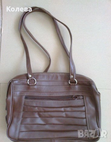 Кафява дамска чанта, снимка 1