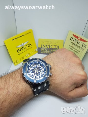 Invicta Subaqua Reserve / Часовник Инвикта Субакуа - МНОГО РЯДЪК МОДЕЛ / 100% оригинален, снимка 7 - Мъжки - 23683974