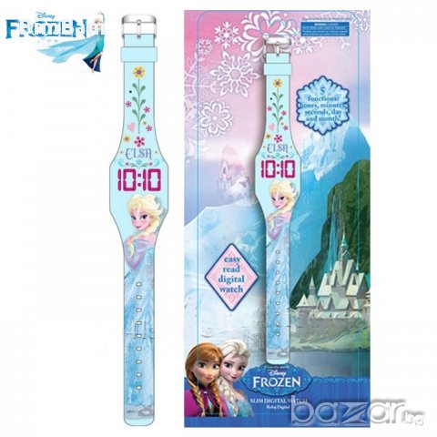Промоция ! Часовници Frozen LED , снимка 1 - Детски - 16476028