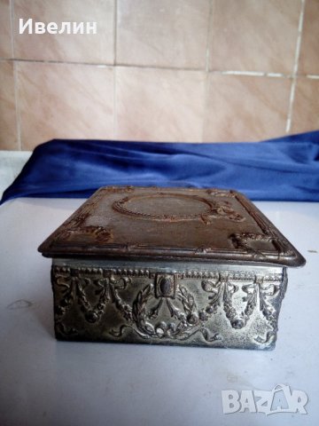 стара посребрена антикварна кутийка-арт деко, снимка 3 - Антикварни и старинни предмети - 21698101