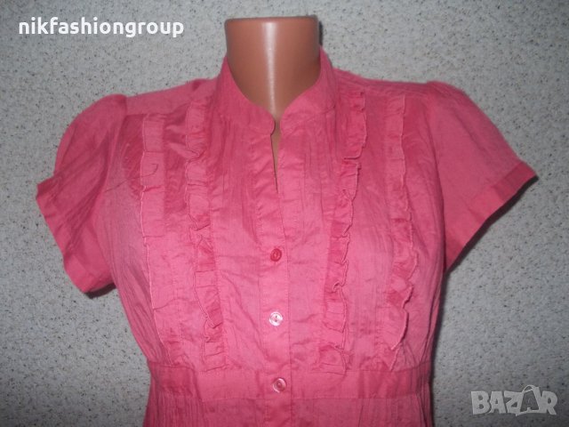 Розова риза с харбали, L размер, снимка 2 - Ризи - 25849290