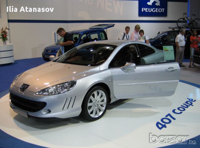 Пежо 407 купе предна броня и преден капак Peugeot 407 coupe, снимка 1 - Автомобили и джипове - 17085431