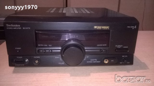 technics se-ch770-amplifier-japan-за ремонт-внос швеицария, снимка 3 - Ресийвъри, усилватели, смесителни пултове - 18426148