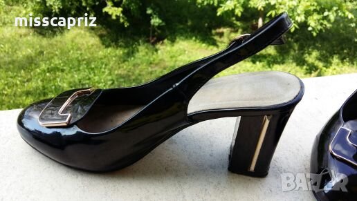 Елегантни обувки с ток, снимка 3 - Дамски обувки на ток - 21639663