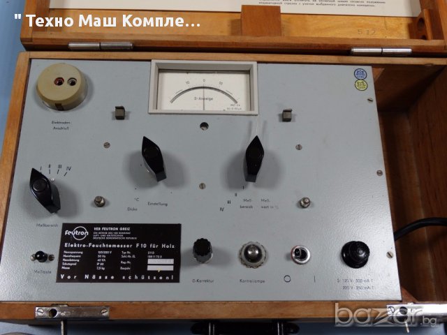 Уред за измерване на влажност на дървесен материал, снимка 2 - Други машини и части - 14080018