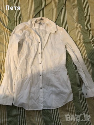 Calvin Klein Детска бяла риза за 14 години, снимка 1 - Детски ризи - 24852004