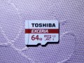 Toshiba Exceria 64GB microSDXC 90 MB/s 4K U3 карта памет, снимка 1 - Карти памет - 21691059