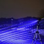 Мощен силен син акумулаторен лазер 1000mw приставки предпазни очила пука балон пали клечка 1W зелен, снимка 7