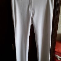 Дамски бял панталон еластичен, снимка 1 - Панталони - 21724855