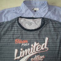 Риза и тениска DRESSMANN, BISON   мъжки,3ХЛ, снимка 1 - Тениски - 25180806