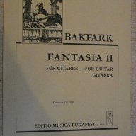 Книга "FANTASIA II - Gitárra - VALENTINUS BAKFARK" - 6 стр., снимка 1 - Специализирана литература - 15917938
