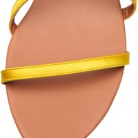 Нови жълти равни сандали н. 41- 42, снимка 3 - Сандали - 23210744