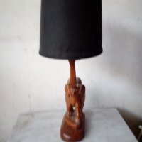 стара нощна лампа-слон, снимка 3 - Настолни лампи - 21355477