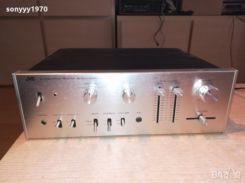 jvc-amplifier-ретро колекционерска машина-внос швеицария, снимка 1