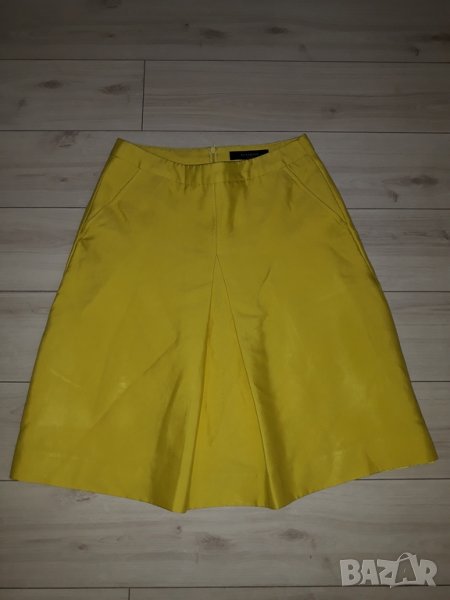 Жълта пола с джобове марка Reserved, снимка 1