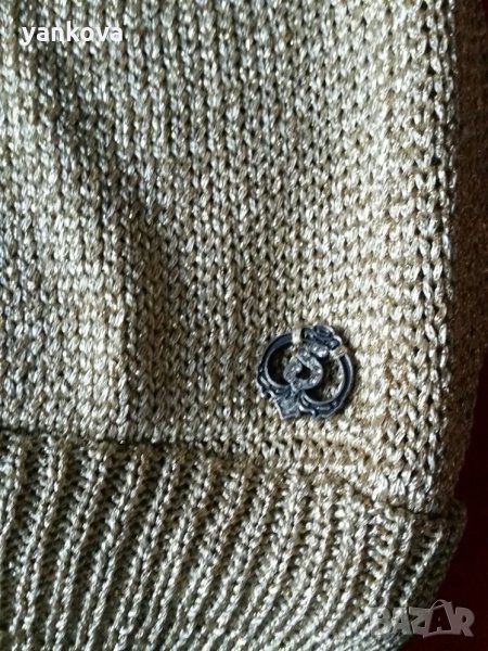 Златна плетена рокля , снимка 1