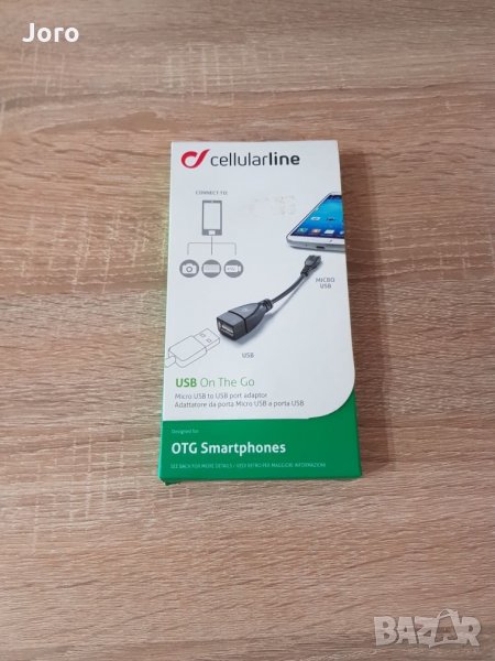 Micro USB cable OTG - USB, снимка 1