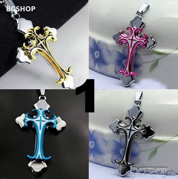 Кръстчета от медицинска стомана - Различни видове, снимка 1