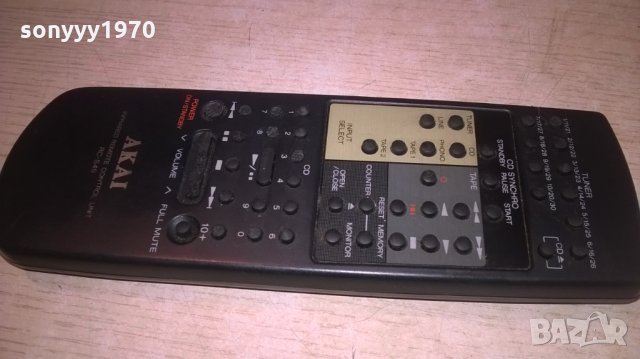 akai-audio remote control-внос швеицария, снимка 5 - Други - 24746612