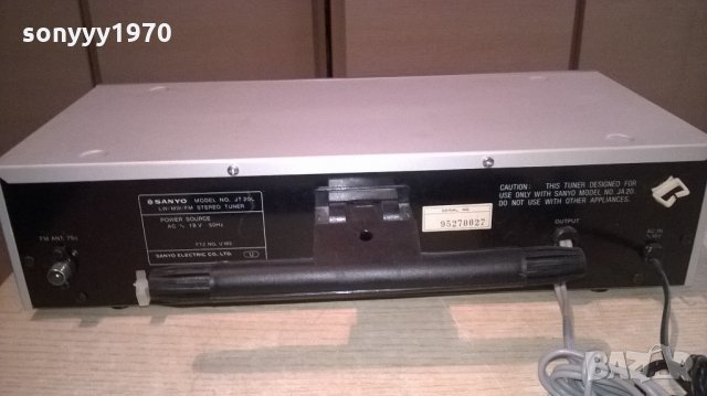 sanyo-tuner-18v-внос швеицария, снимка 11 - Ресийвъри, усилватели, смесителни пултове - 21964310