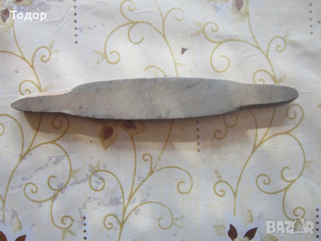 Стар брус точило белгия камък за заточване нож бръснач, снимка 3 - Колекции - 25571500