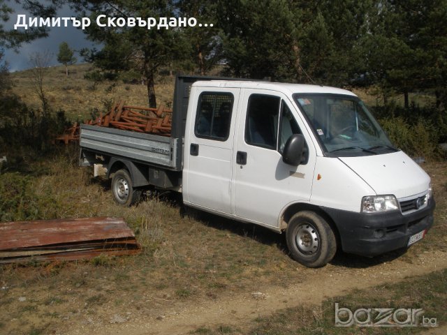 Fiat Ducato 2,3 JTD 2006г двойна кабина 7места, снимка 7 - Бусове и автобуси - 20055175