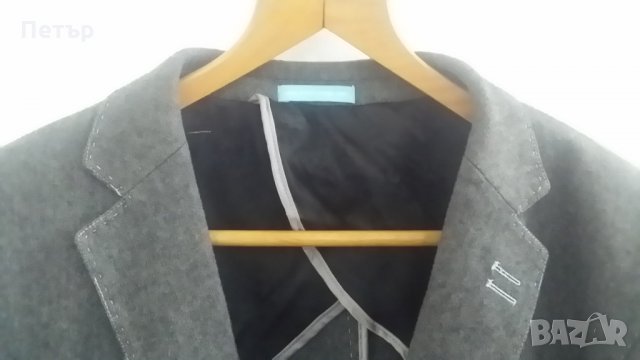 British Indigo мъжко сако сиво размер 52, снимка 2 - Сака - 23377408